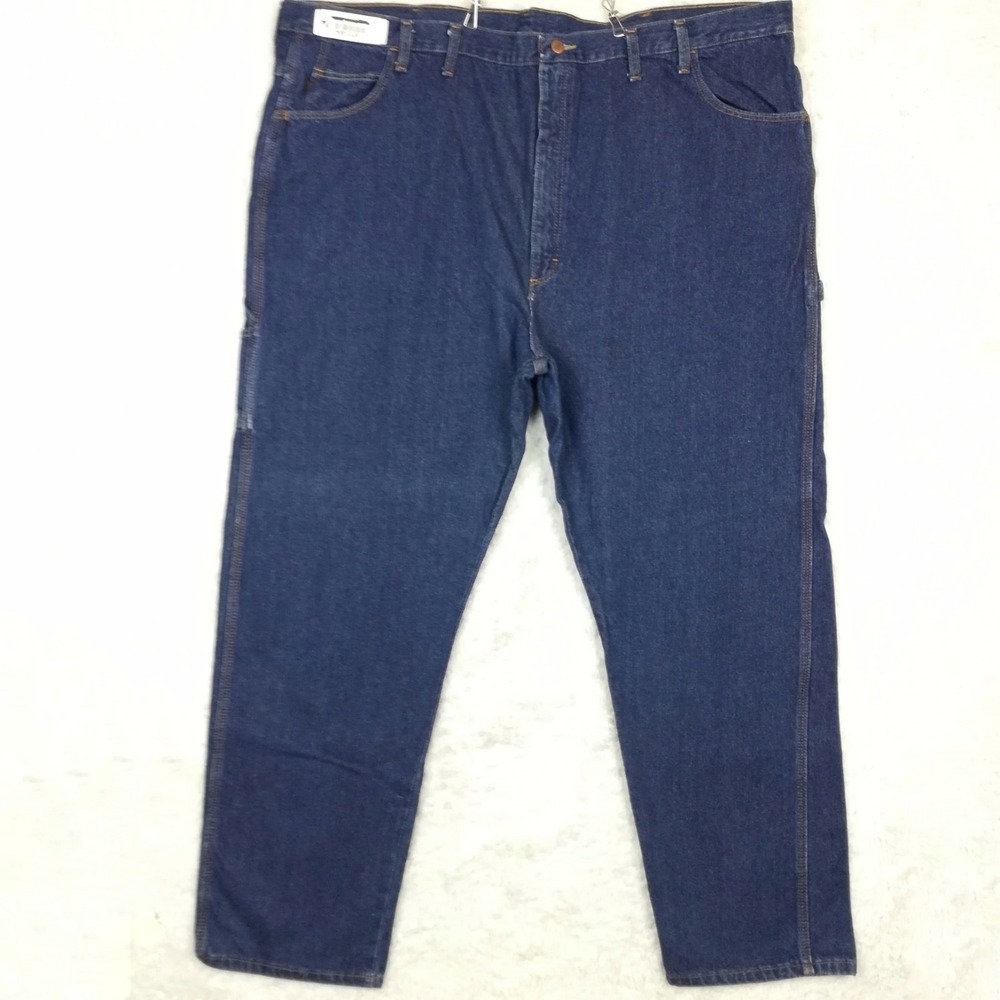 Red Kap Mens Jeans Loose‎ Fit Dungaree Blue Denim PD80 Work Indigo 52x32